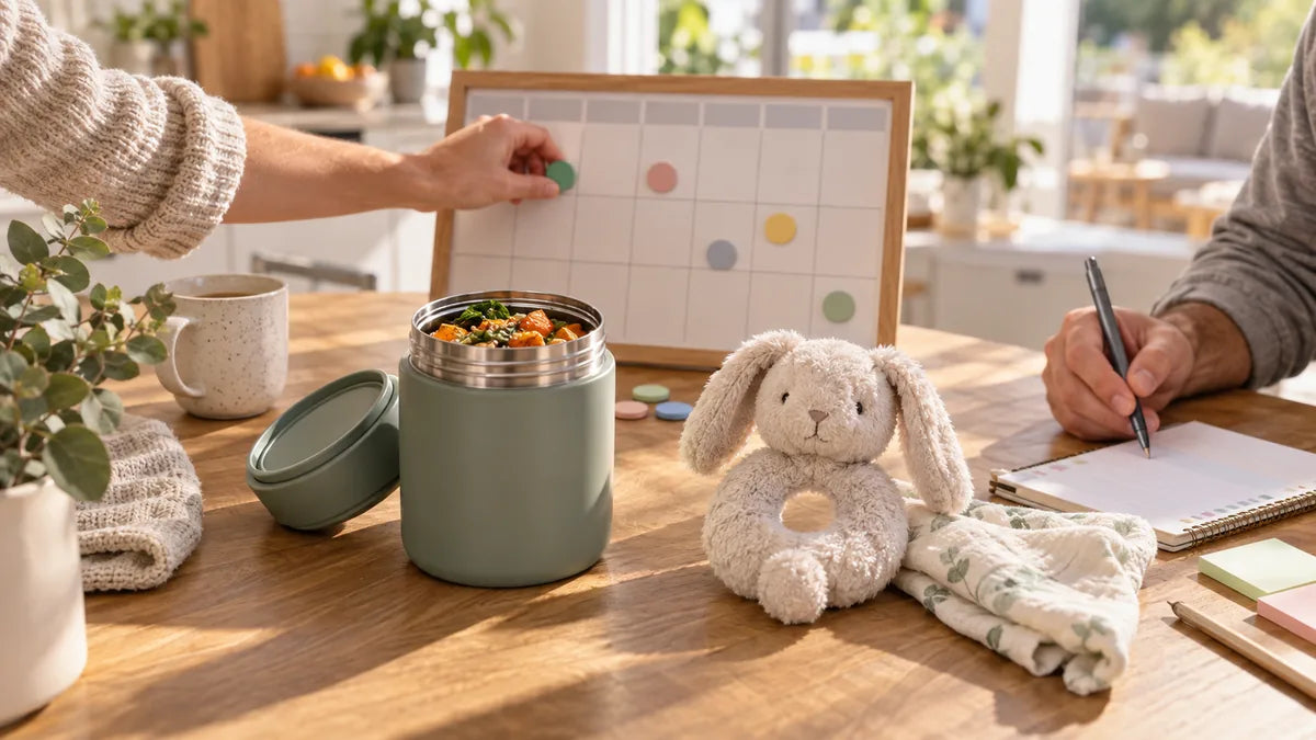 How to Organise a Six-Week Support Roster for New Parents - Open the article by showing the core decision promise at a glance. Scene-axis requirement: communicate the article promi