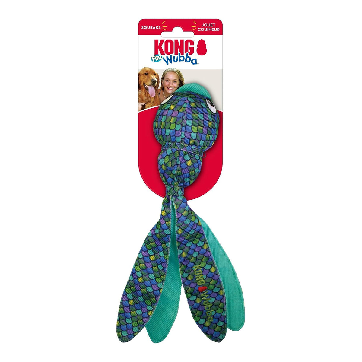 Kong Wubba Finz Toy (Blue)