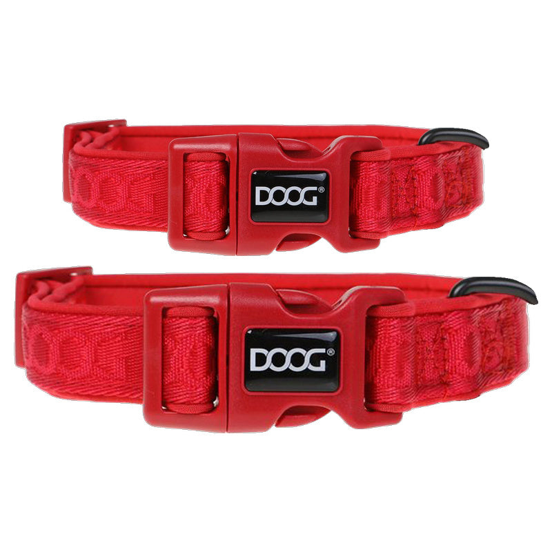 Doog Neosport Neoprene Dog Collar (Red)