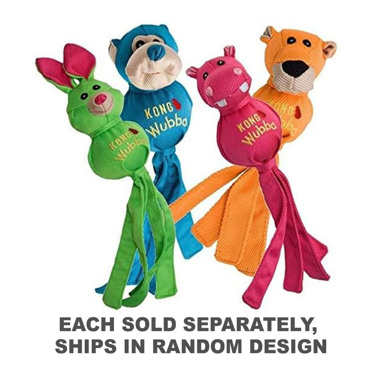 Kong Wubba Ballistic Friends Toy (1pc Random)