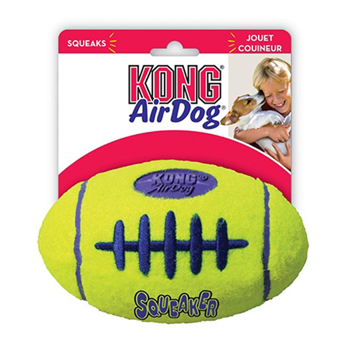 Kong Airdog Squeaker Football