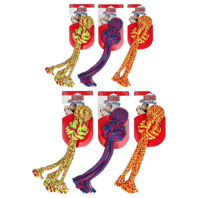Kong Wubba Weaves Toy with Rope (1pc Random)