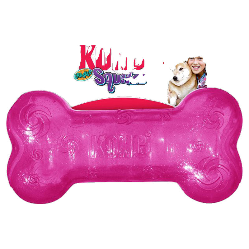 Kong Squeezz Crackle Bone Toy