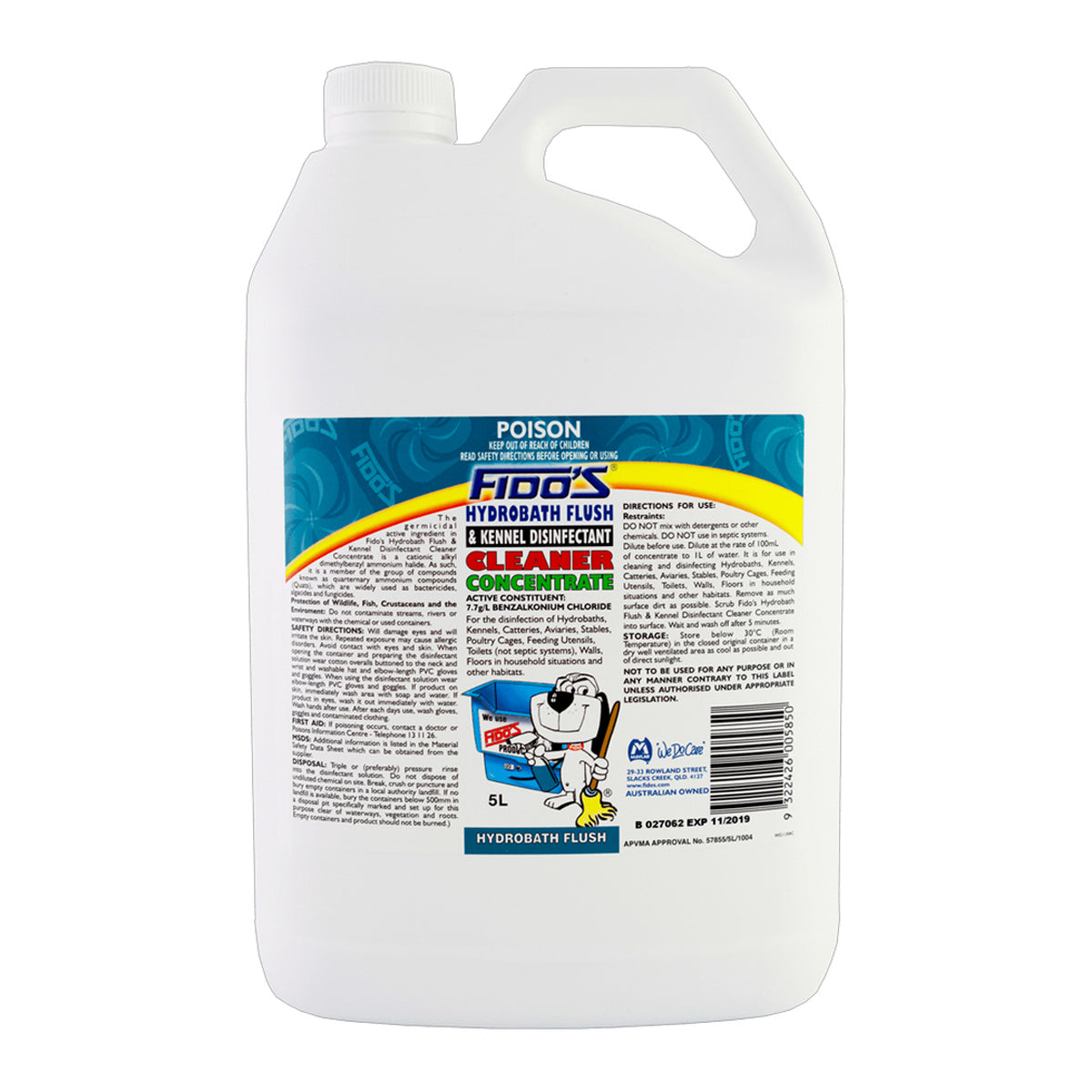 Fido Hydrobath Dog Flush 5L