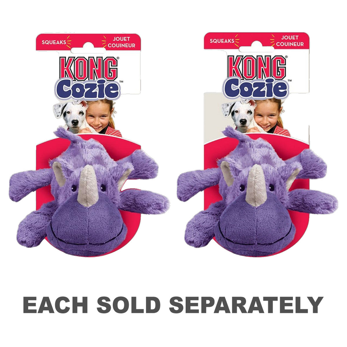 Kong Cozie Rosie Rhino Plush Toy
