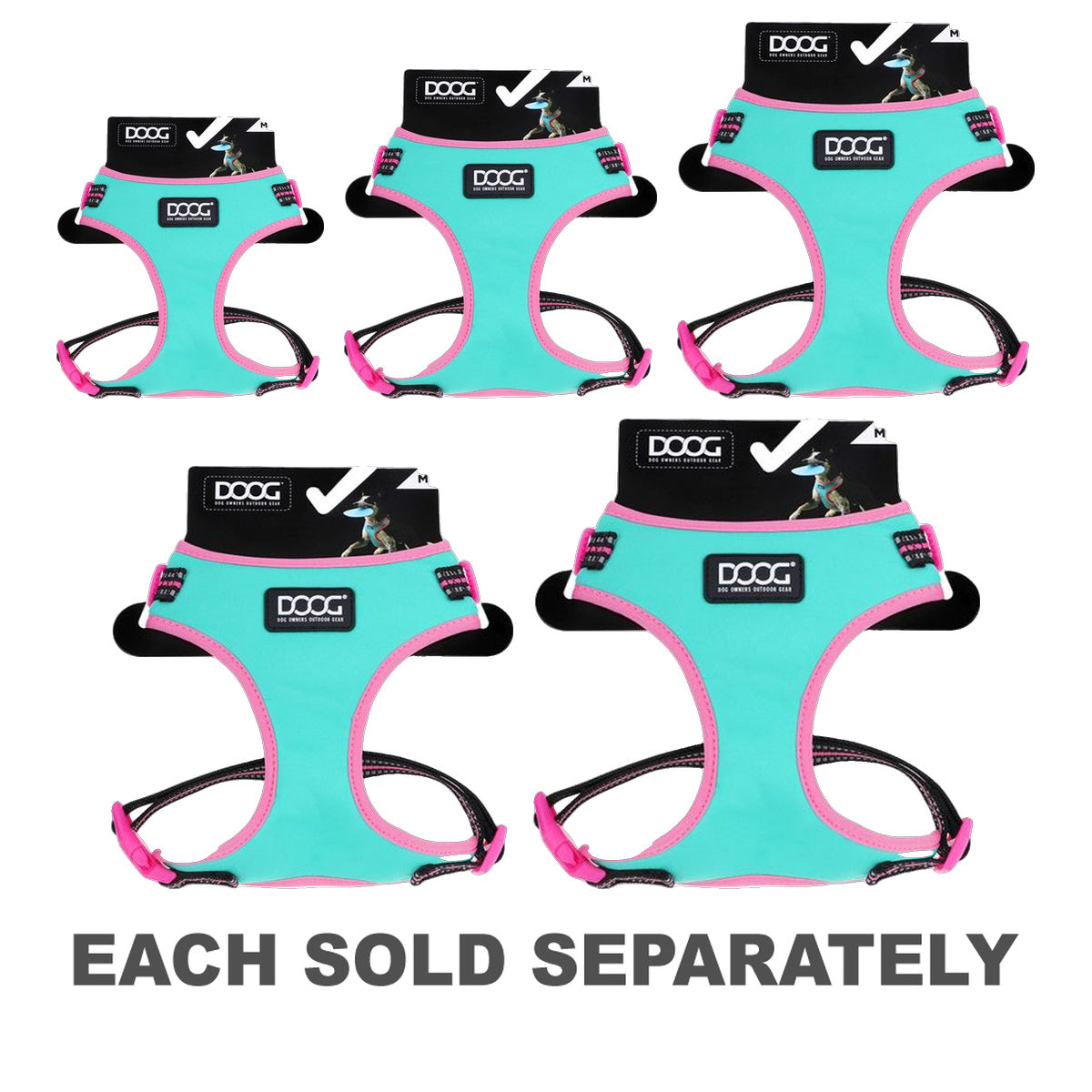 Doog Rin Tin Tin Neon Neoflex Dog Harness