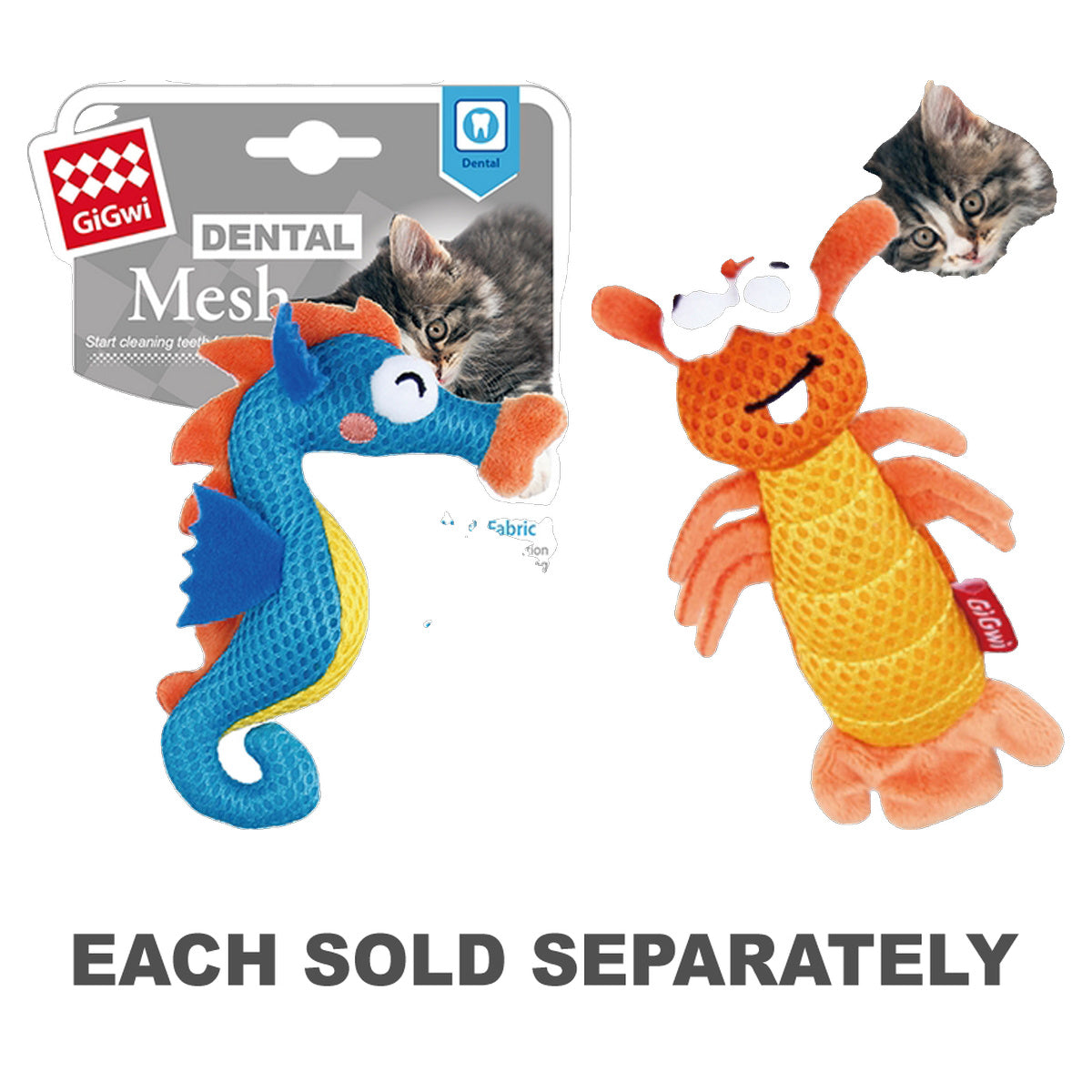 Gigwi Cat Dental Mesh with Catnip