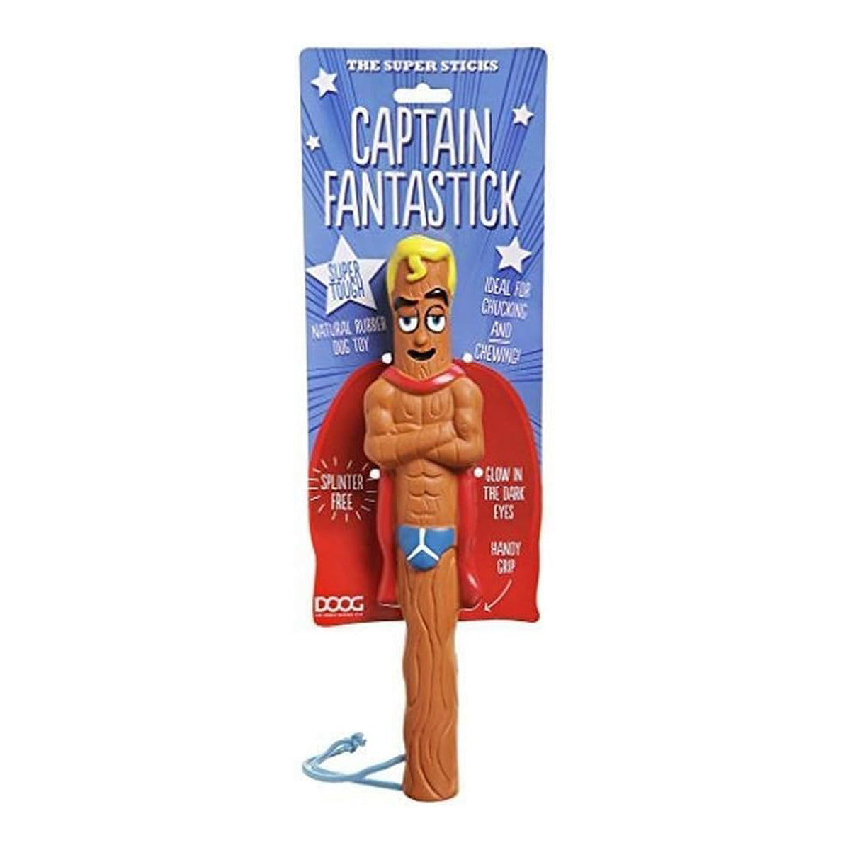 DOOG Supersticks Captain Fantastic Dog Toy (28cm)