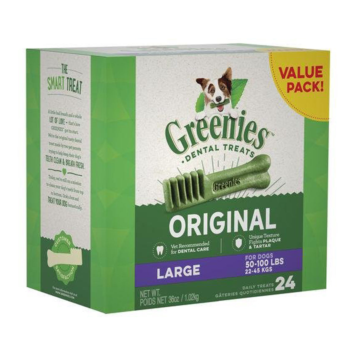 Greenies Dog Original Dental Treat Value Pack 1kg