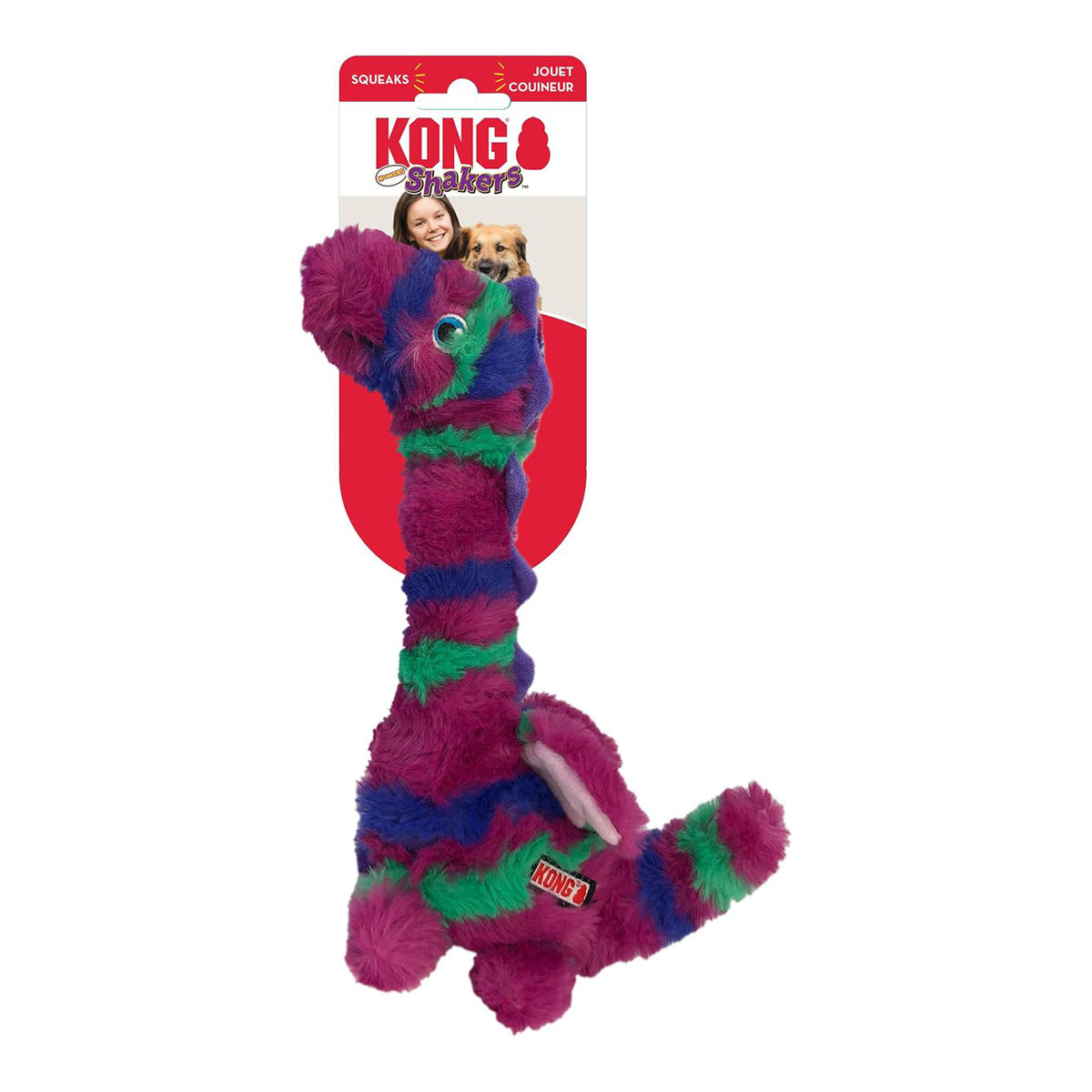 Kong Shakers Honkers Dragon Dog Toy