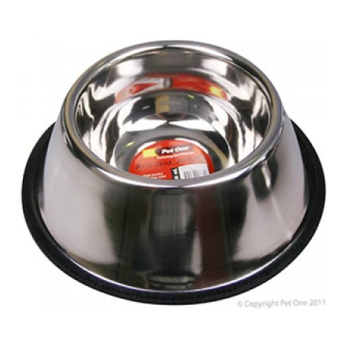 Pet One Anti Skid Anti Tip Stainless Steel Bowl