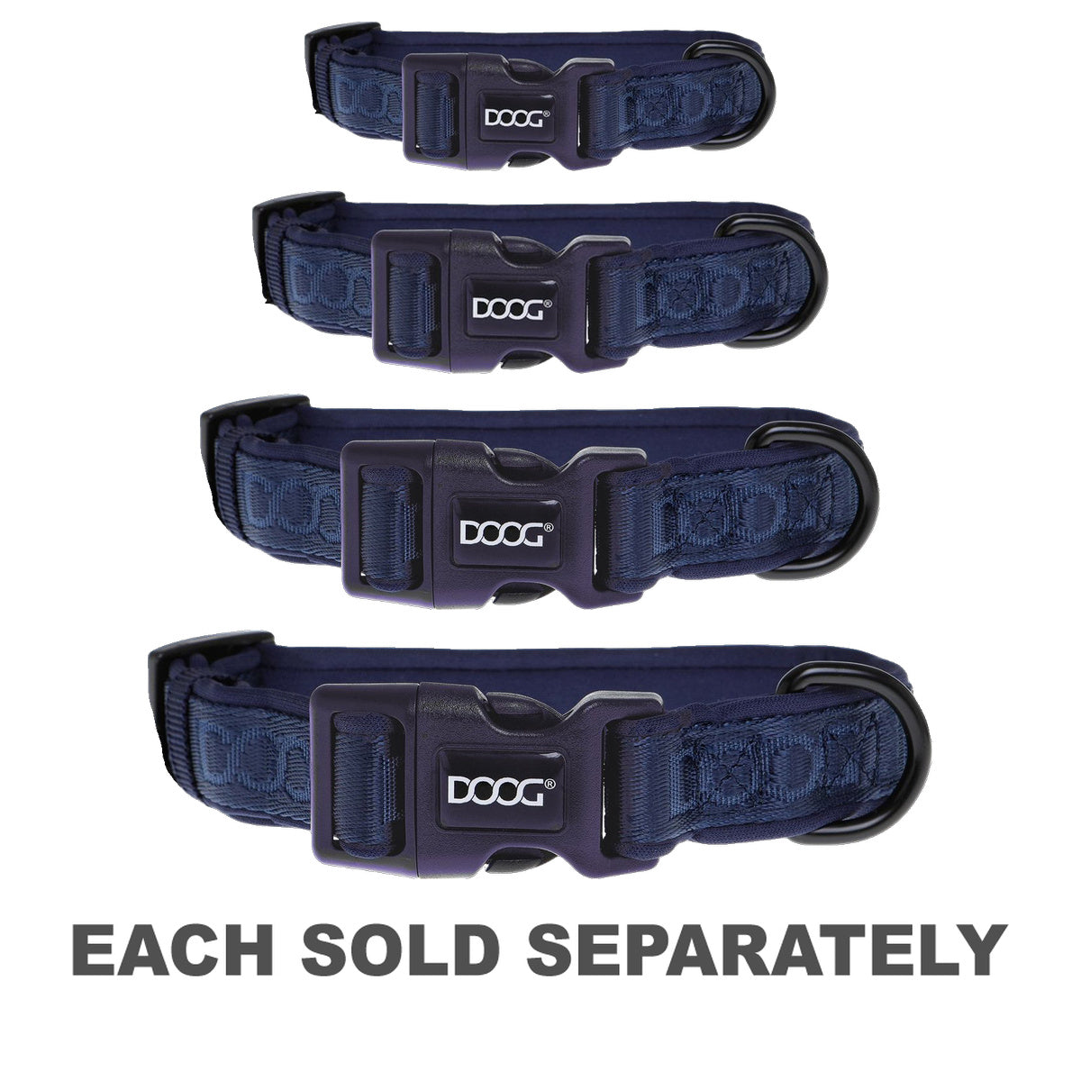 Doog Neosport Neoprene Dog Collar (Navy)