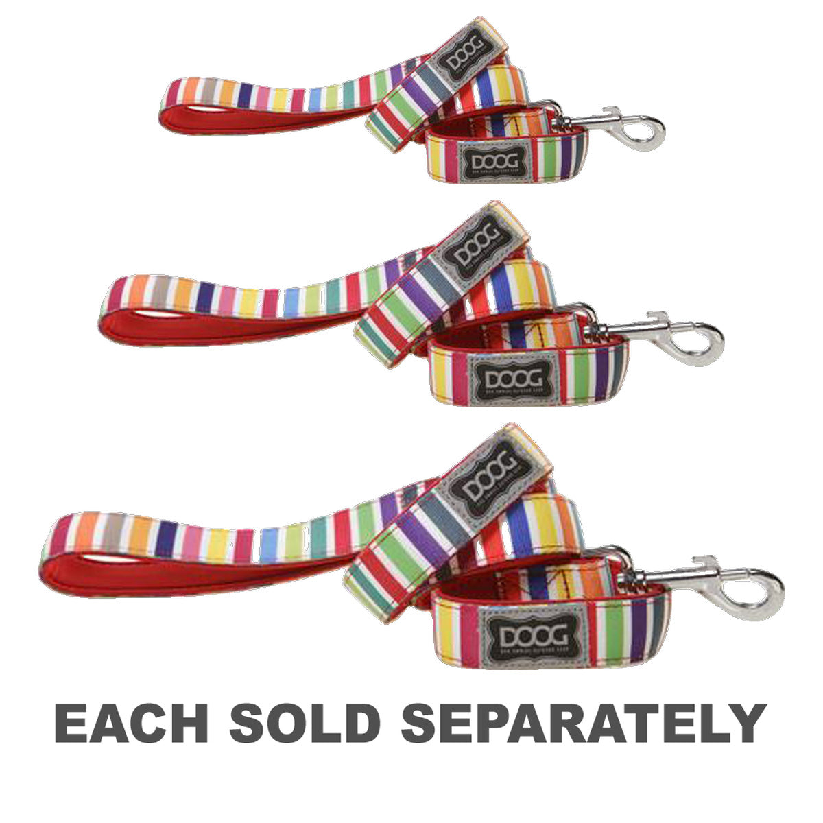 Doog Scooby Candy Striped Dog Lead