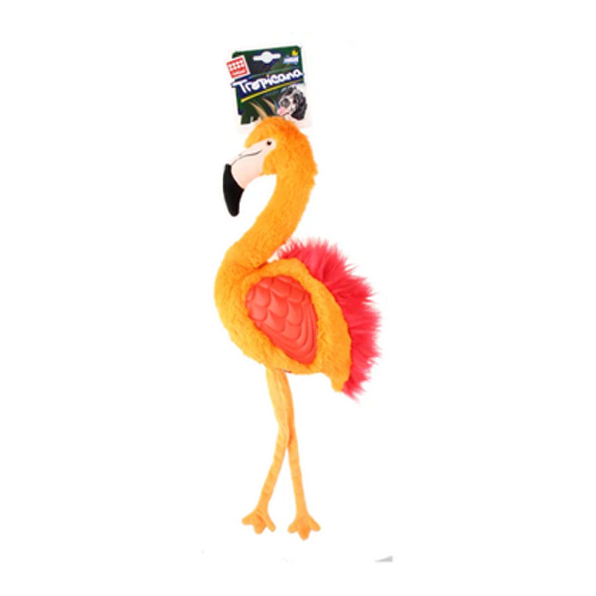 Gigwi Tropicana Flamingo Dog Toy