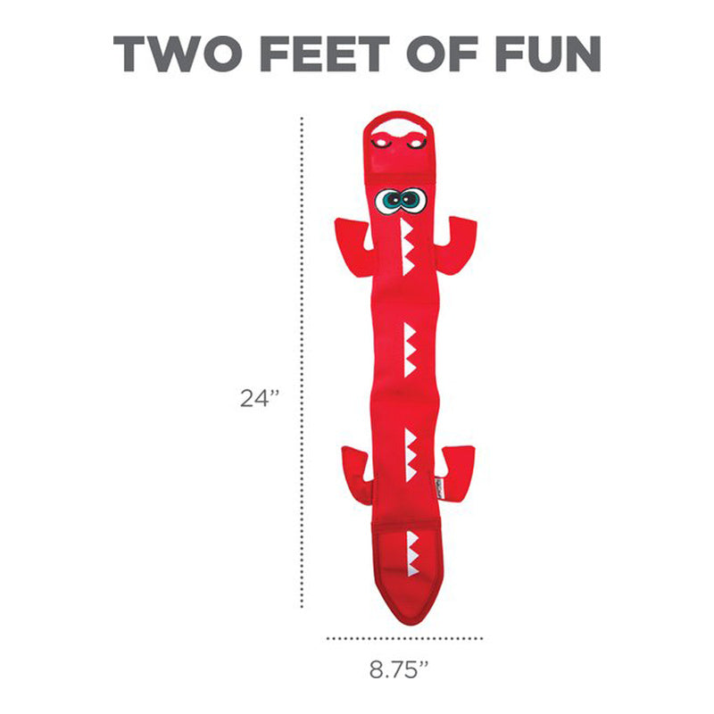 Outward Hound Dragon Red Fire Biterz Dog Toy (3 Squeaker)