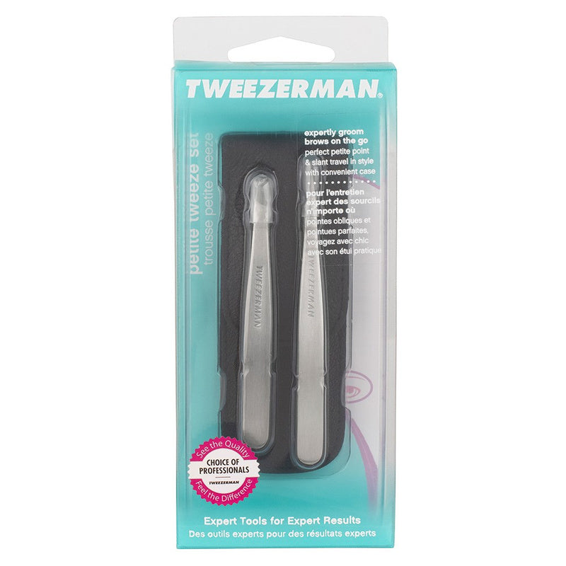 Tweezerman Petite Tweezer Set (Black)