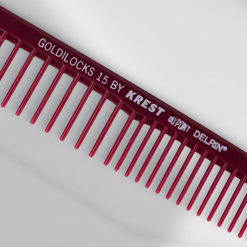 Krest Goldilocks No. 15 Styling Comb 16.5cm
