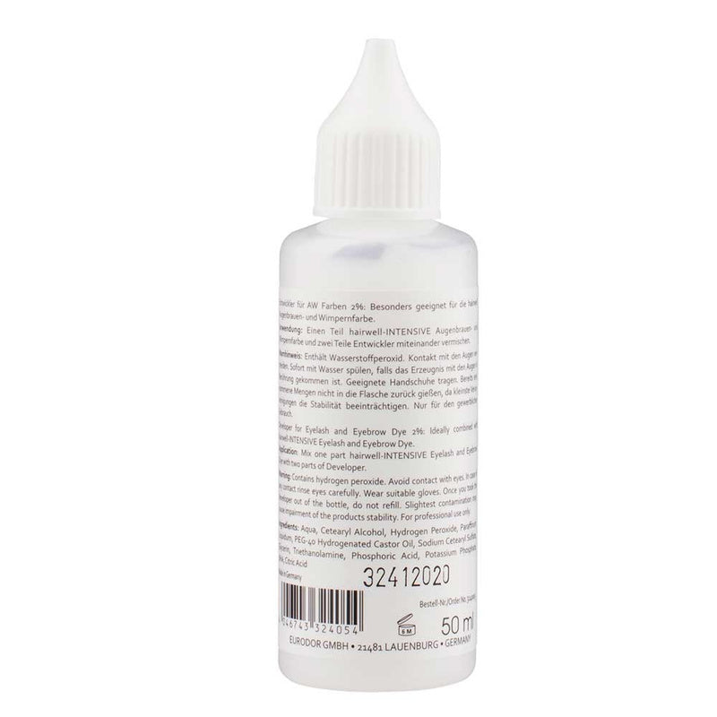 Hairwell Eyelash Eyebrow Cream Developer 50mL