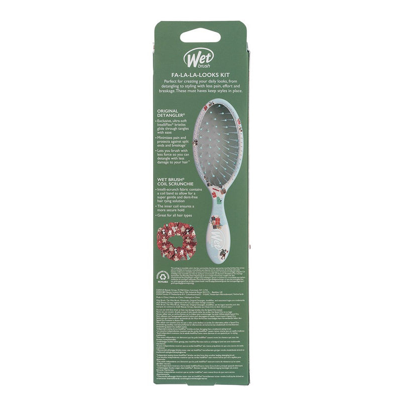 WetBrush Christmas Elf Detangler Scrunchie Kit