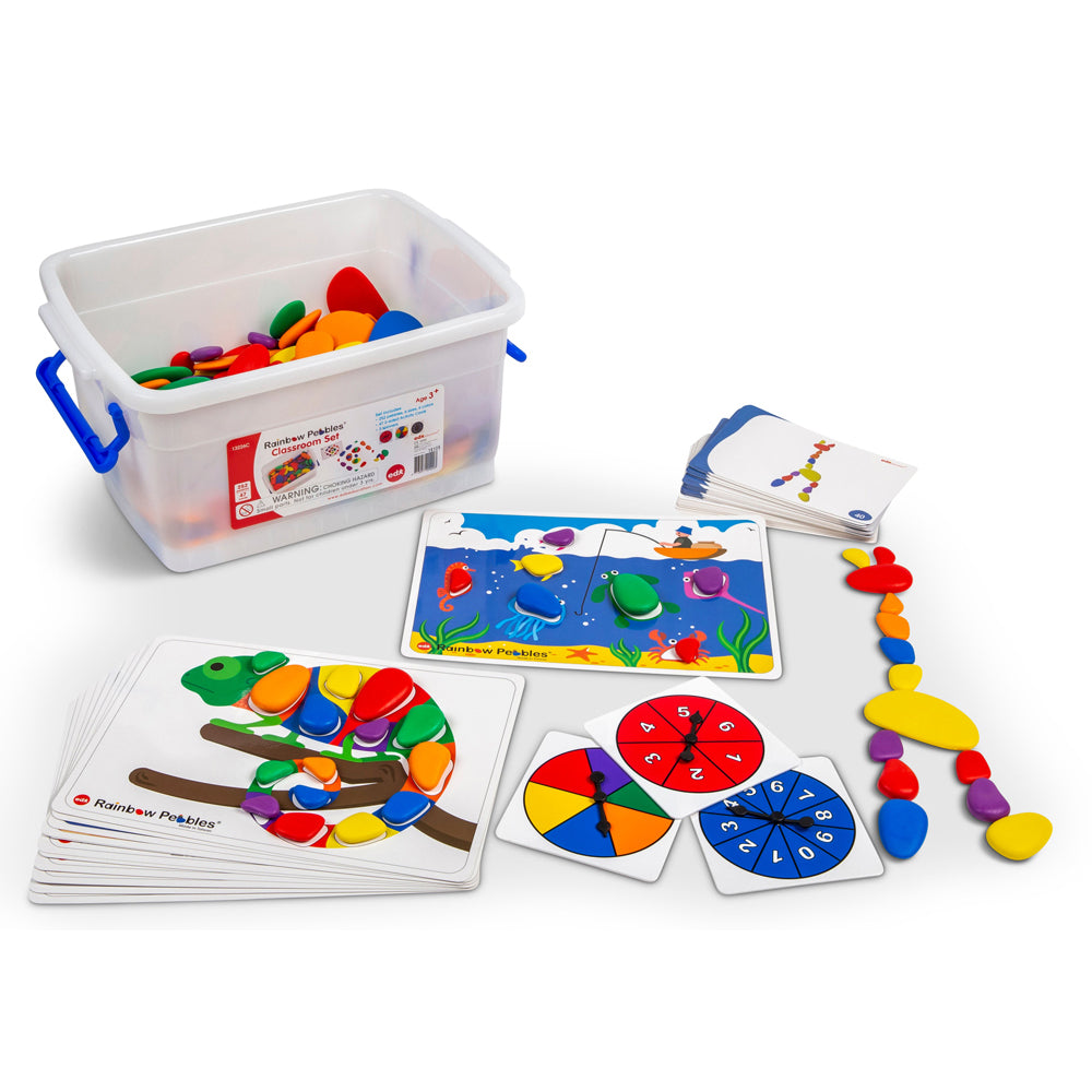 Educational Colours Rainbow Pebbles Classroom Set