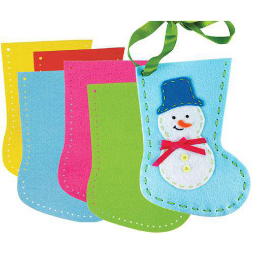 Felt Stockings 20pcs (14x20cm)