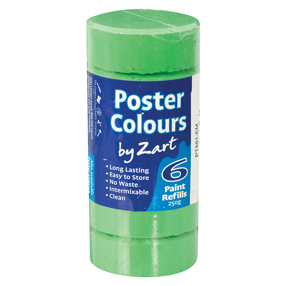 Zart Poster Colours Refill 6pcs