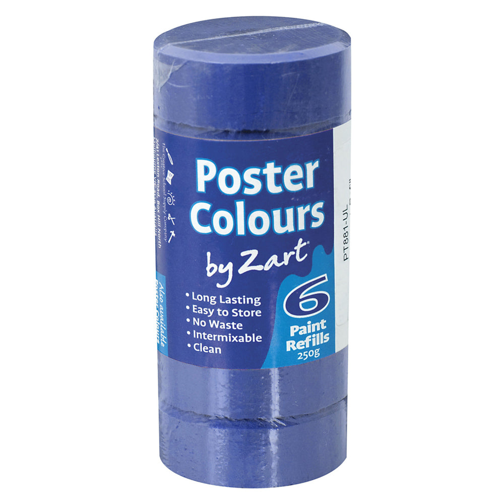 Zart Poster Colours Refill 6pcs