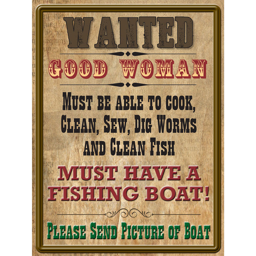 Heavy Steel Tin Sign (30x40cm)