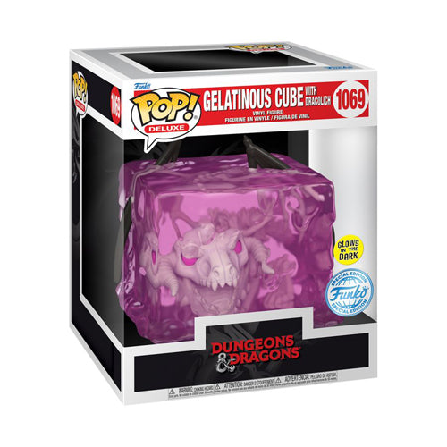 Dungeons & Dragons Gelatinous Cube with Dracolich US Glow Pop! Deluxe