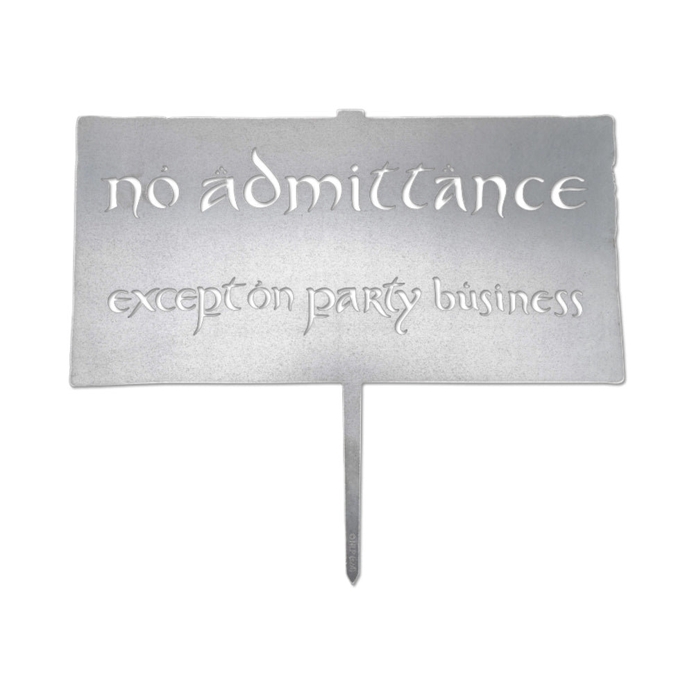 The Lord of the Rings No Admittance Metalbird Silhoette