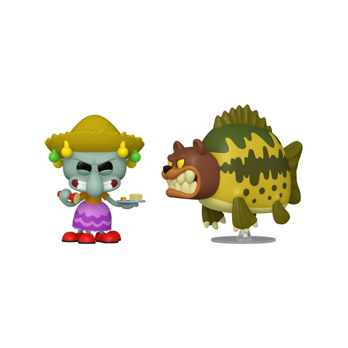 Spongebob Squidward & Sea Bear Pop! Vinyl 2 Pack