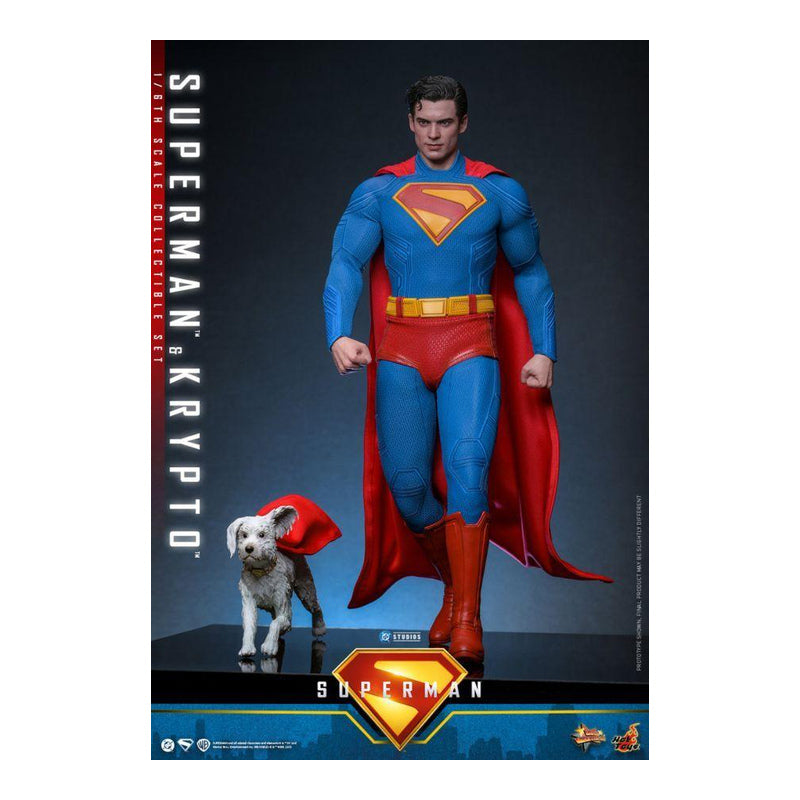 Superman (2025) & Krypto 1:6 Scale Collectable Action Figure Set