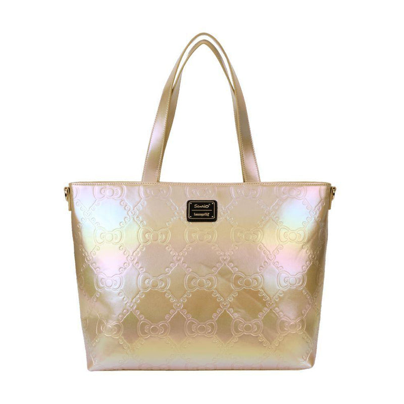 Hello Kitty 50th Anniversary Metallic Gold Tote Bag