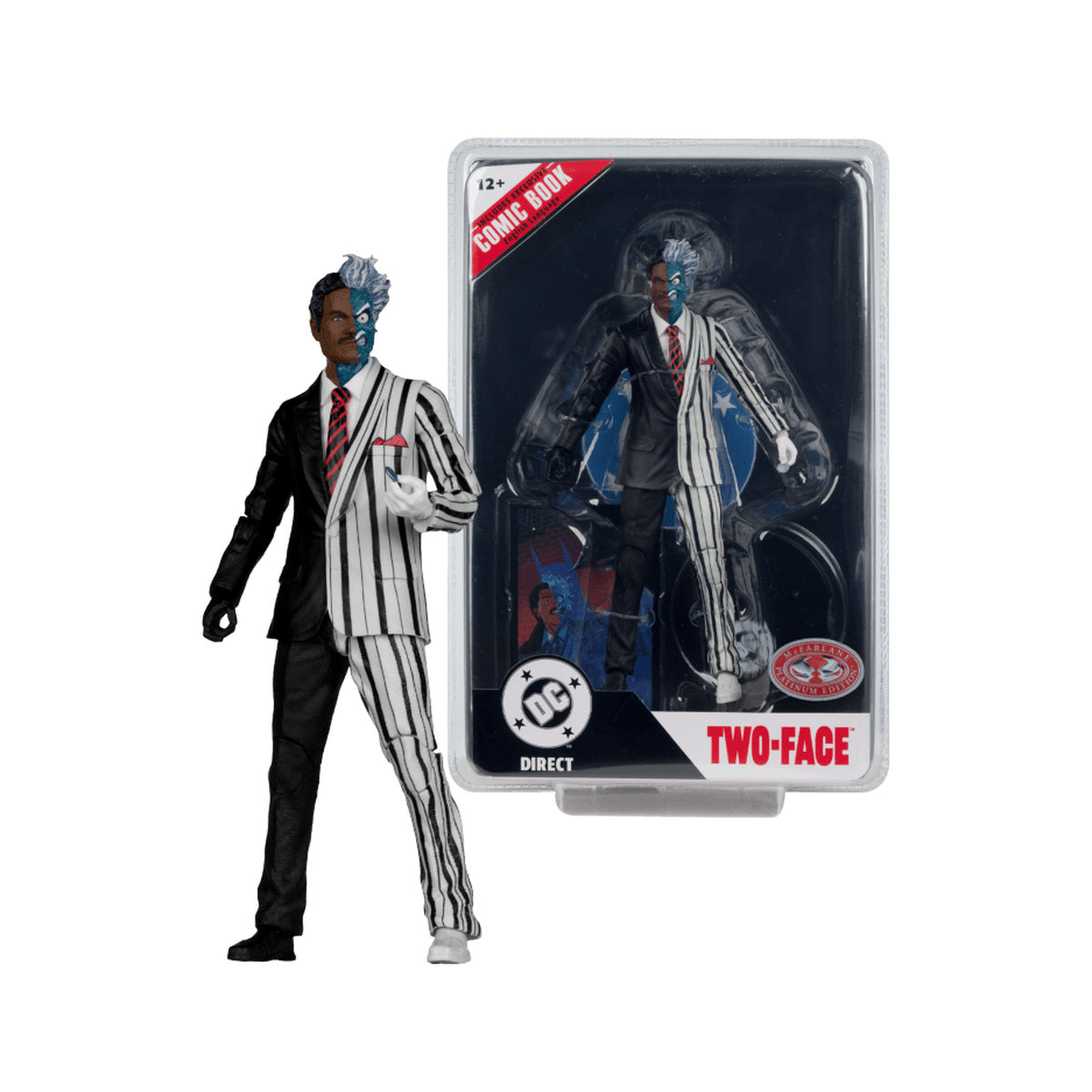 Two-Face 7" 1995 Page Punchers 7" Figure w/ Comic (Chase)