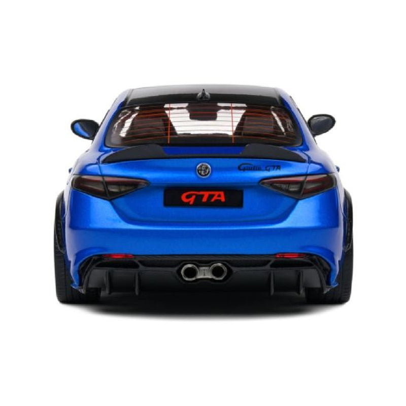 Solido 1:18 2022 Alfa Romeo Giulia GTA Blue Anodized Vehicle
