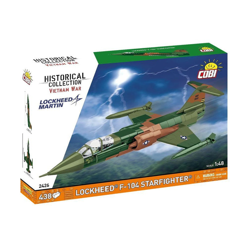 Vietnam War Lockheed F-104 Starfighter Construction Set