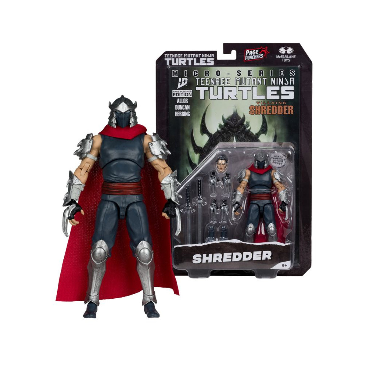 TMNT Shredder Page Punchers 5" Figure with Comic
