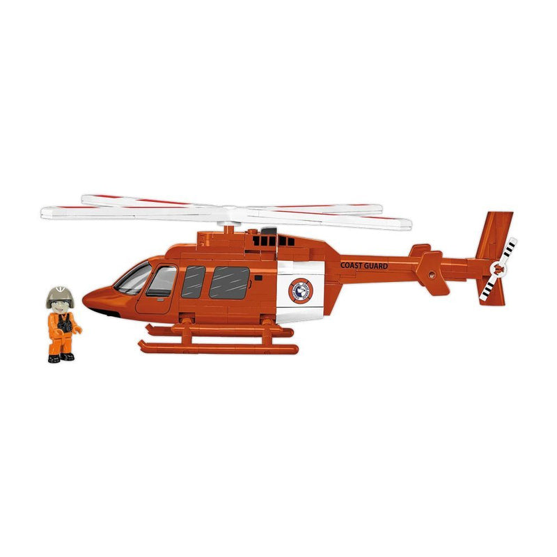 Cobi Bell 407 Coast Guard Helicopter 1:48 Scale