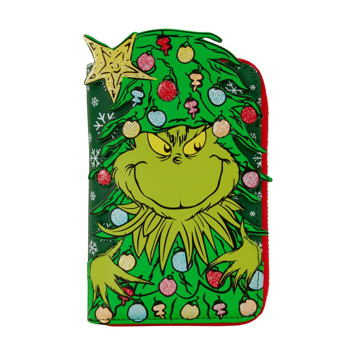 Dr. Seuss Grinch Holiday Zip Around Wallet