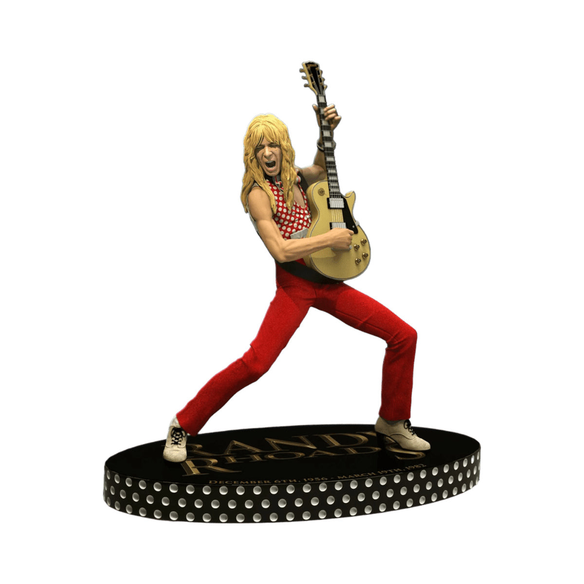 Randy Rhoads 4 Early Years Red Version Rock Iconz Statue