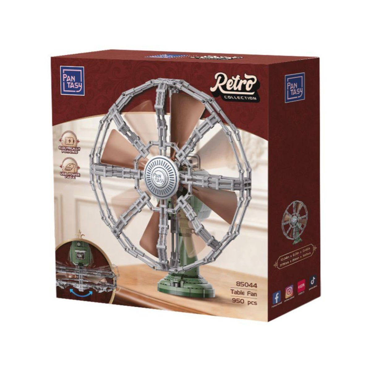 Retro Collection Table Fan Construction Set (950 Pieces)