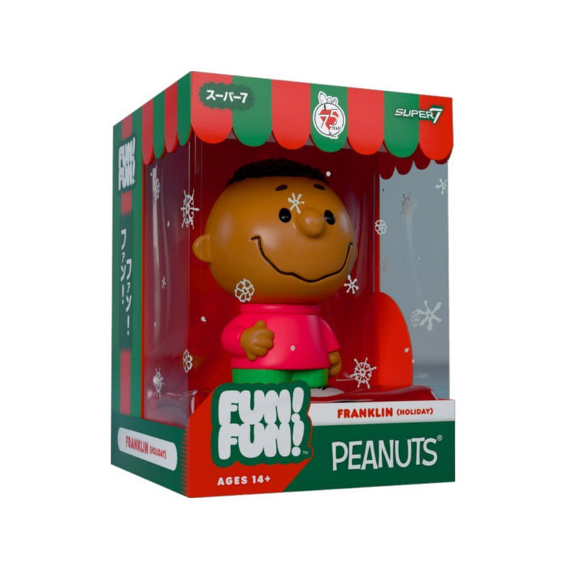 Peanuts Franklin in Holiday Outfit Fun! Fun! Figure
