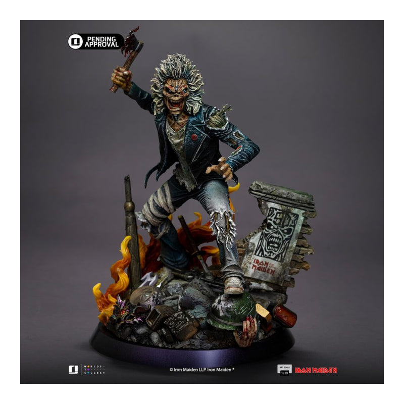 Iron Maiden Eddie 50th Anniversary 1:10 Scale Statue