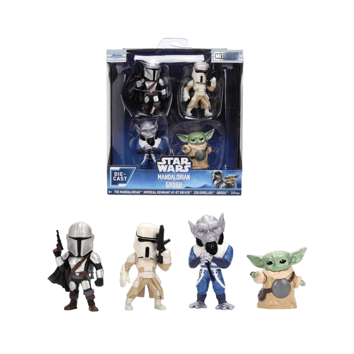 The Mandalorian & Grogu (2026) 2.5" Metalfigs 4-Pack