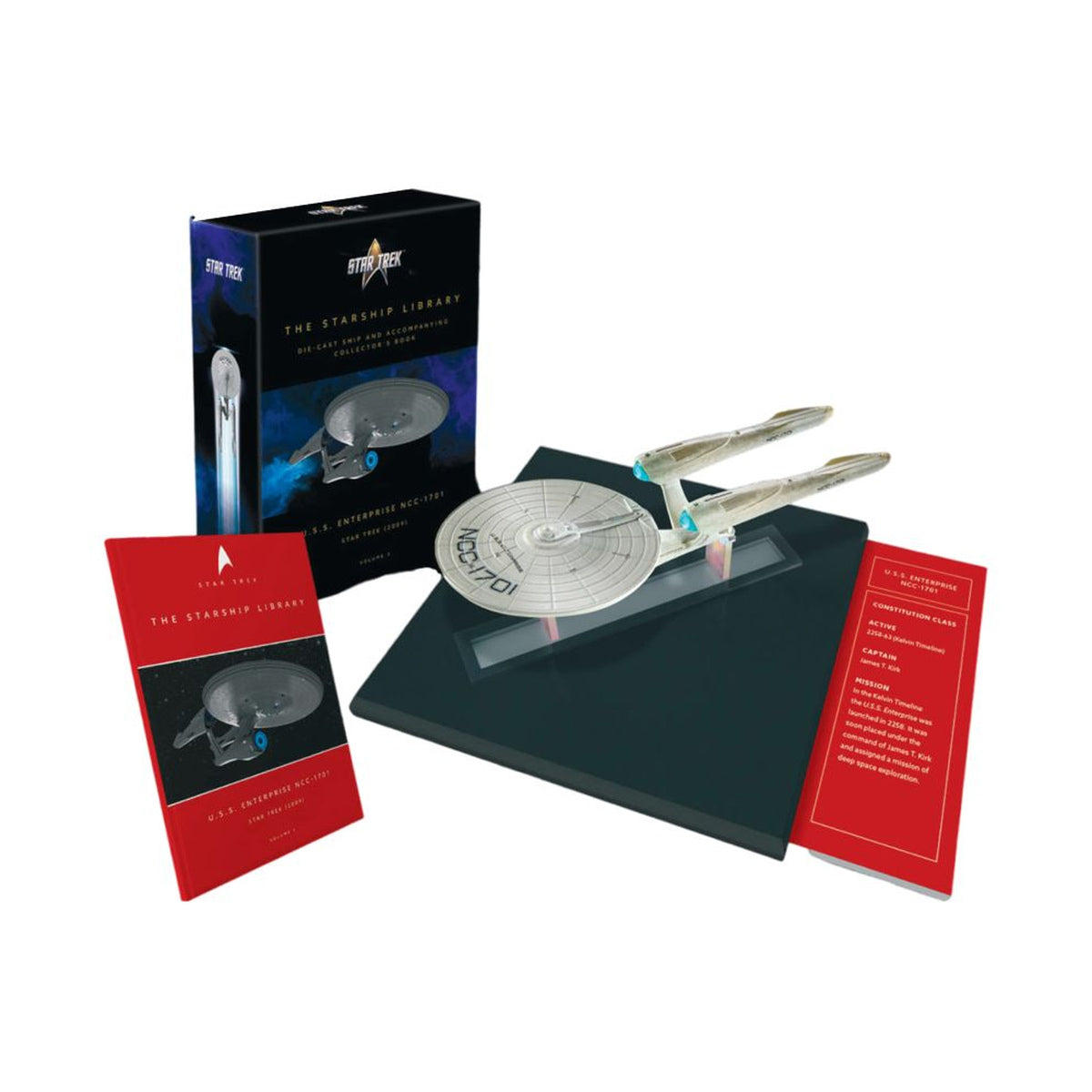 2009 USS Enterprise NCC-1701 Kelvin Timeline Ship & Book
