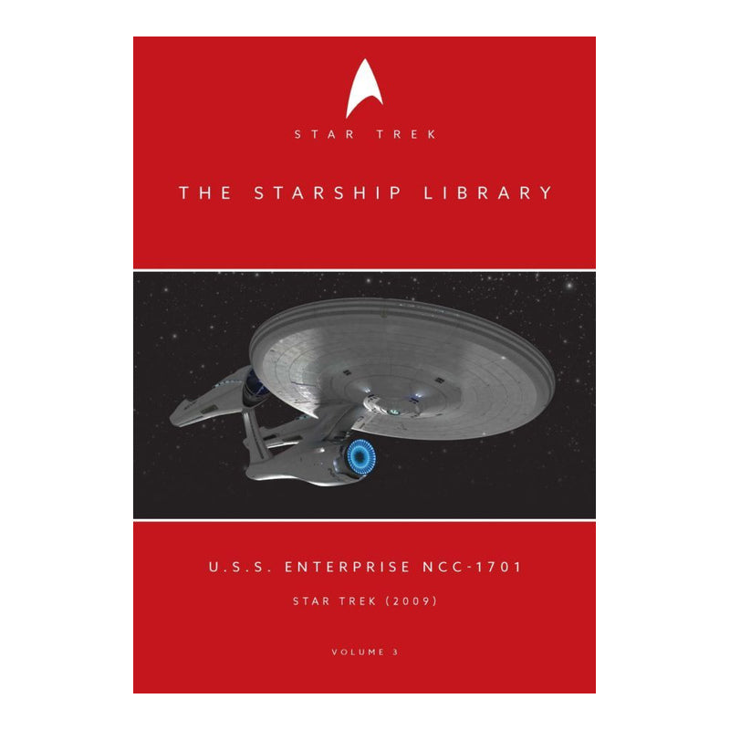 2009 USS Enterprise NCC-1701 Kelvin Timeline Ship & Book