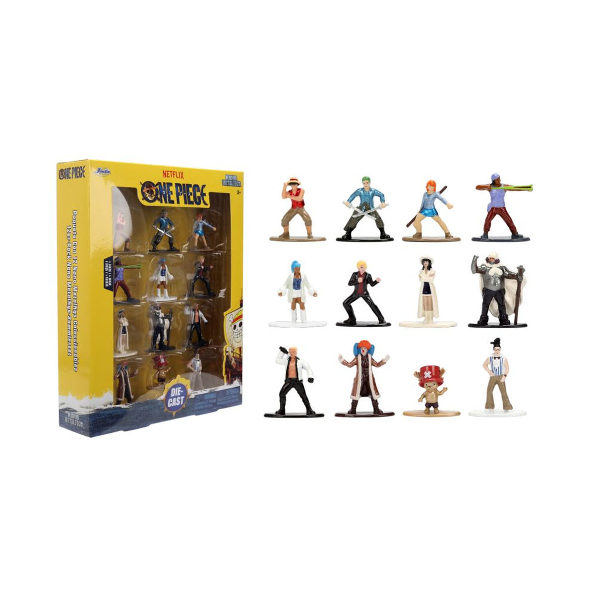 One Piece (Netflix) Nano Metalfigs 12-Pack (Series 1)