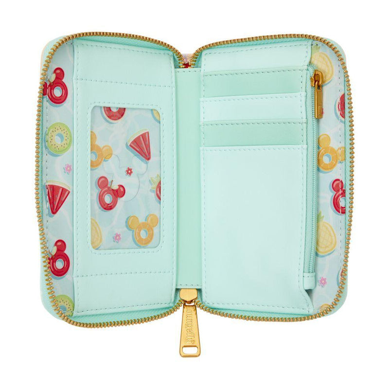 Mickey & Minnie Beach Fun Zip Around Wallet