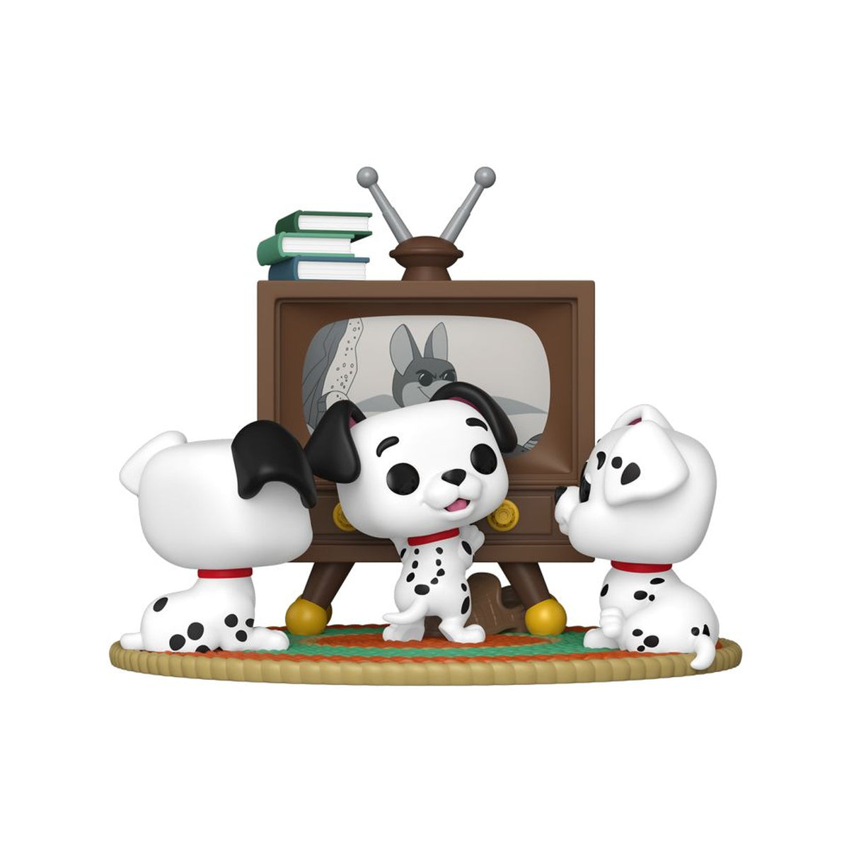 101 Dalmatians 1961 Rolly, Patch & Lucky with TV Pop! Moment