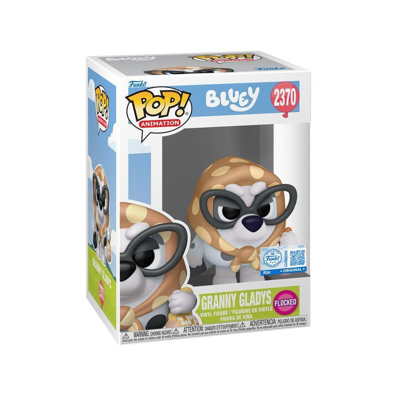 Bluey Granny Gladys US Exclusive Flocked Pop! Vinyl